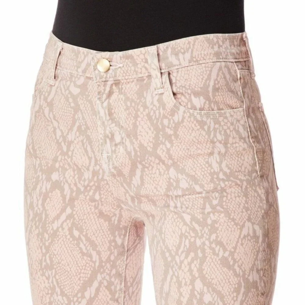 J Brand Alana‎ High Rise Crop Skinny Jeans in Adder